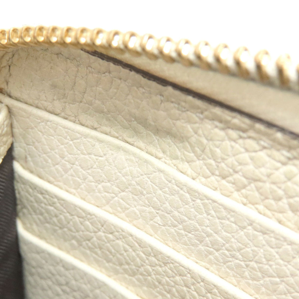 Gucci Ivory Leather Long Wallet (Bi-Fold) (Pre-Owned)