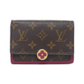 Louis Vuitton Fuchsia Marron Monogram Monogram Coated Canvas Leather Wallet