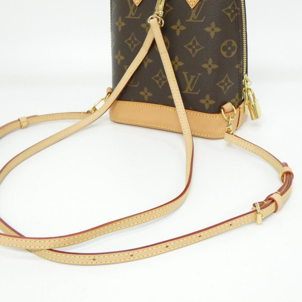 Louis Vuitton Marron Coated Canvas Backpack