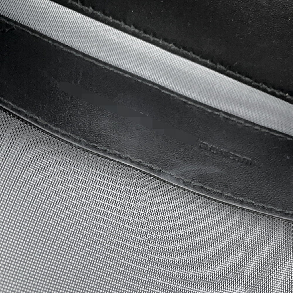 Balenciaga Black Mesh Leather Handbag Tote