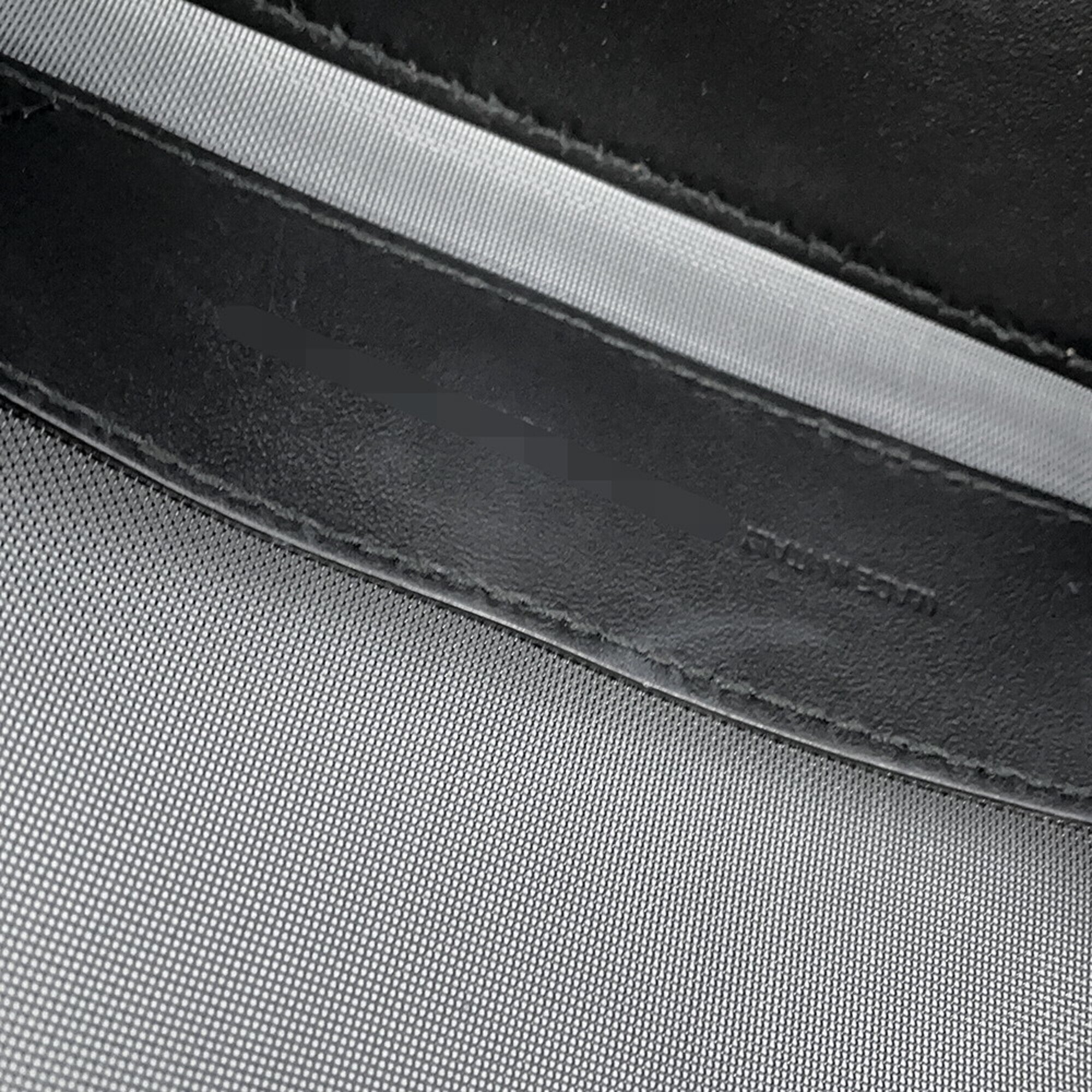 Balenciaga Black Mesh Leather Handbag Tote