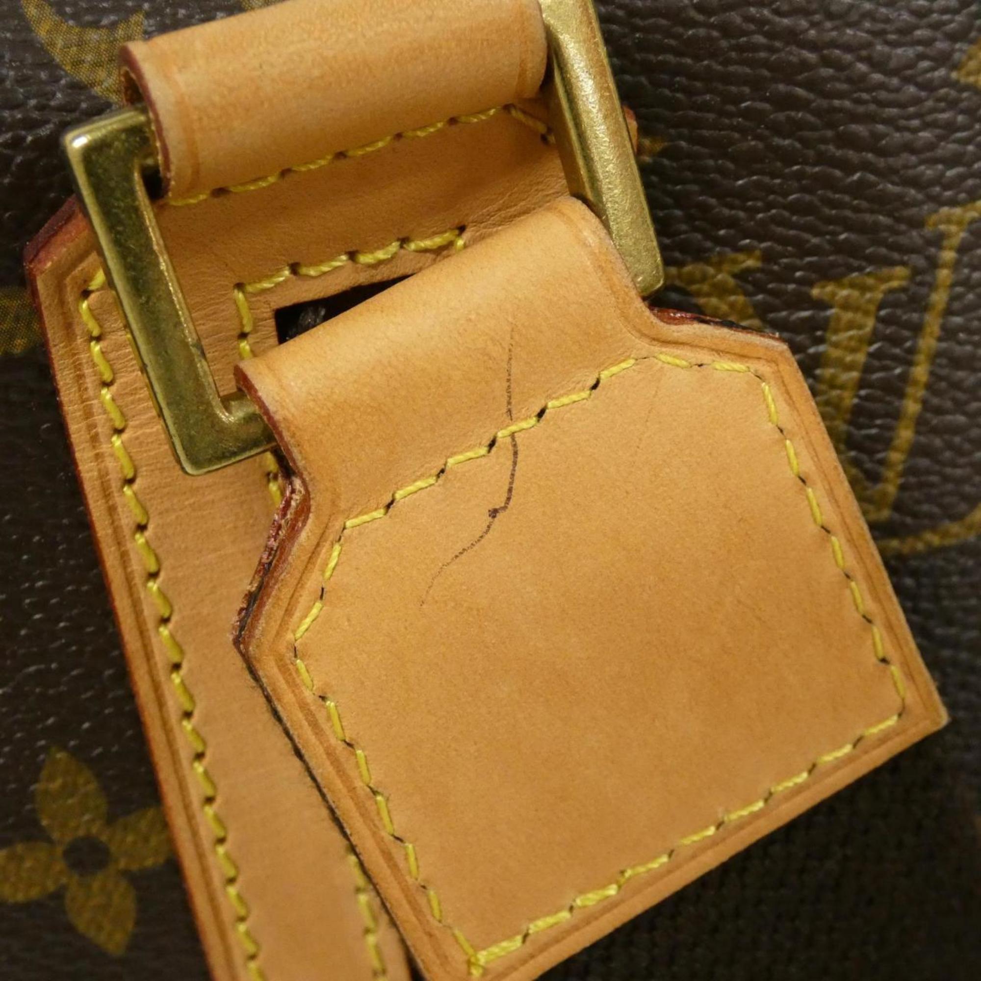 Louis Vuitton Brown Coated Canvas Handbag
