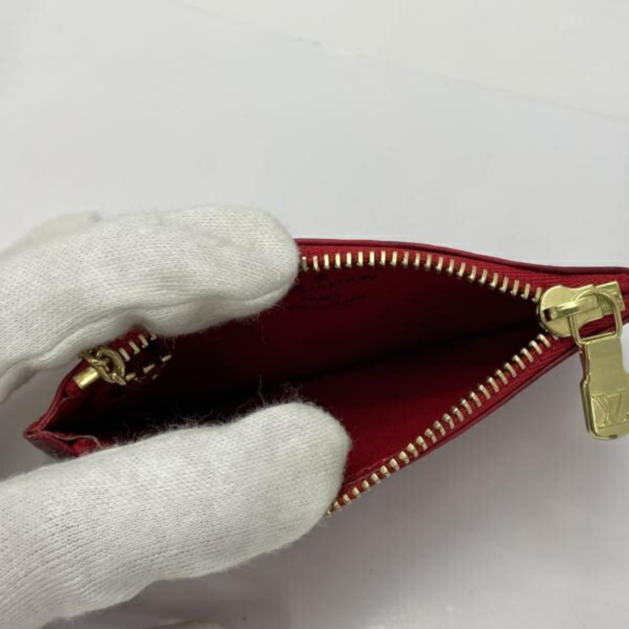 Louis Vuitton Red Color Coin Purse/Coin Case