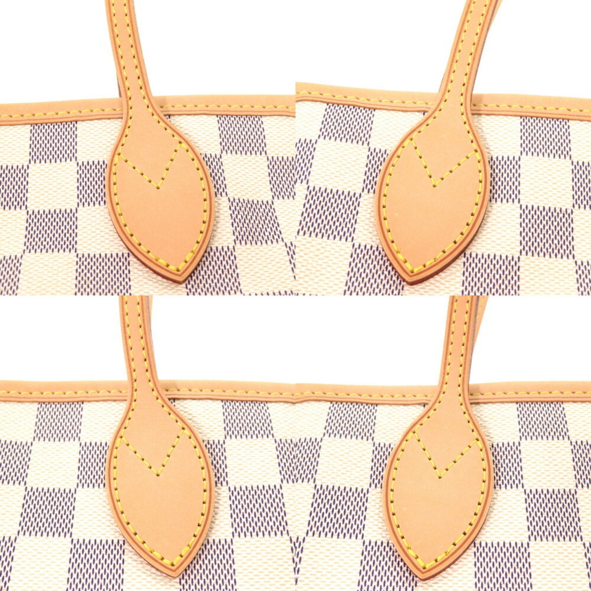 Louis Vuitton White Damier Azur Tote Bag