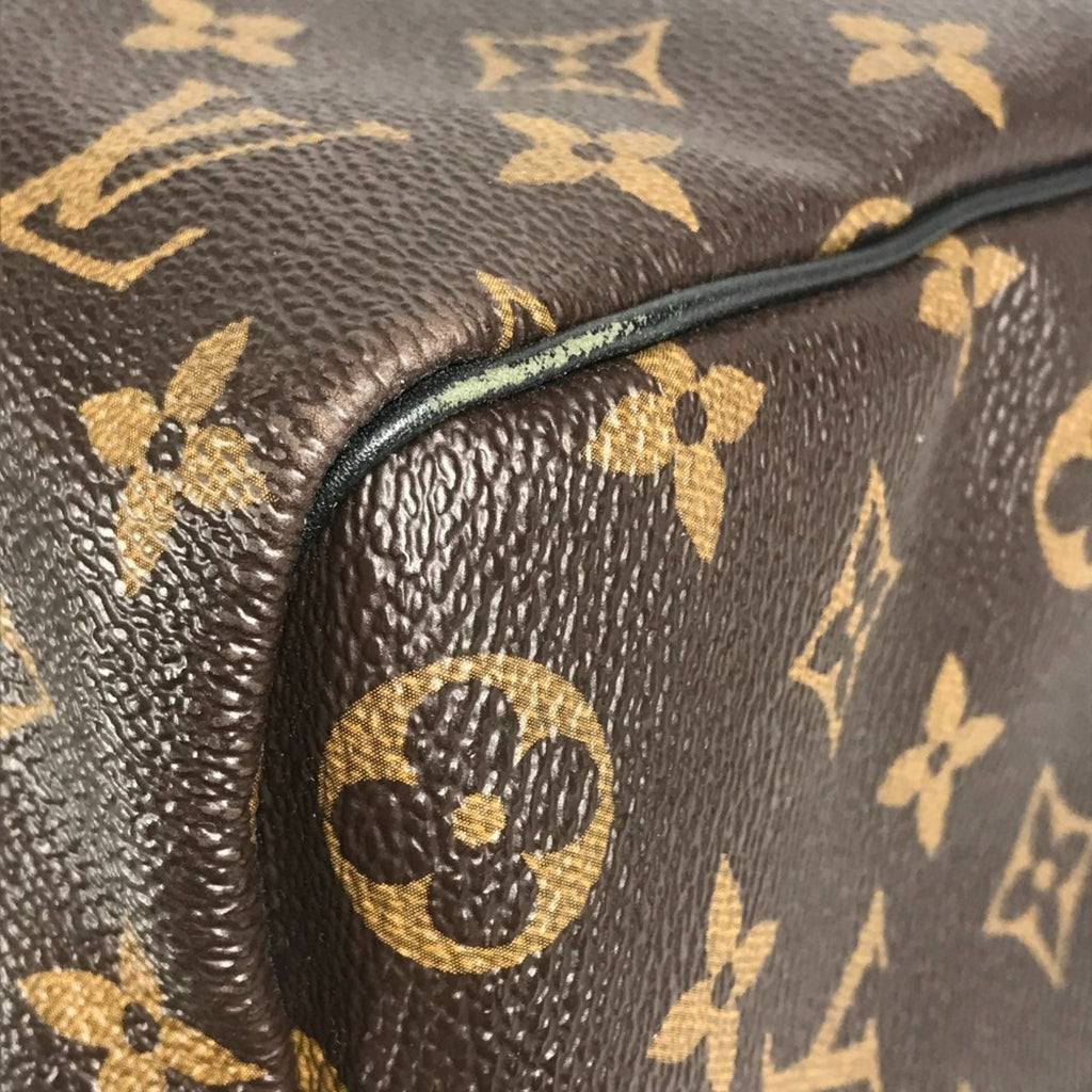 Louis Vuitton Monogram Macassar Black Brown Galle Monogram Monogram Boston Bag Shoulder Bag