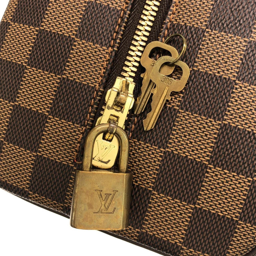 Louis Vuitton Ebene Coated Canvas Handbag