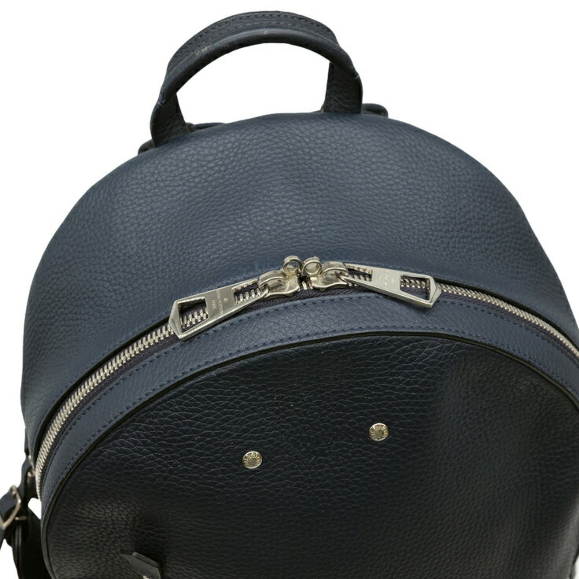 Louis Vuitton Dark Navy Leather Backpack