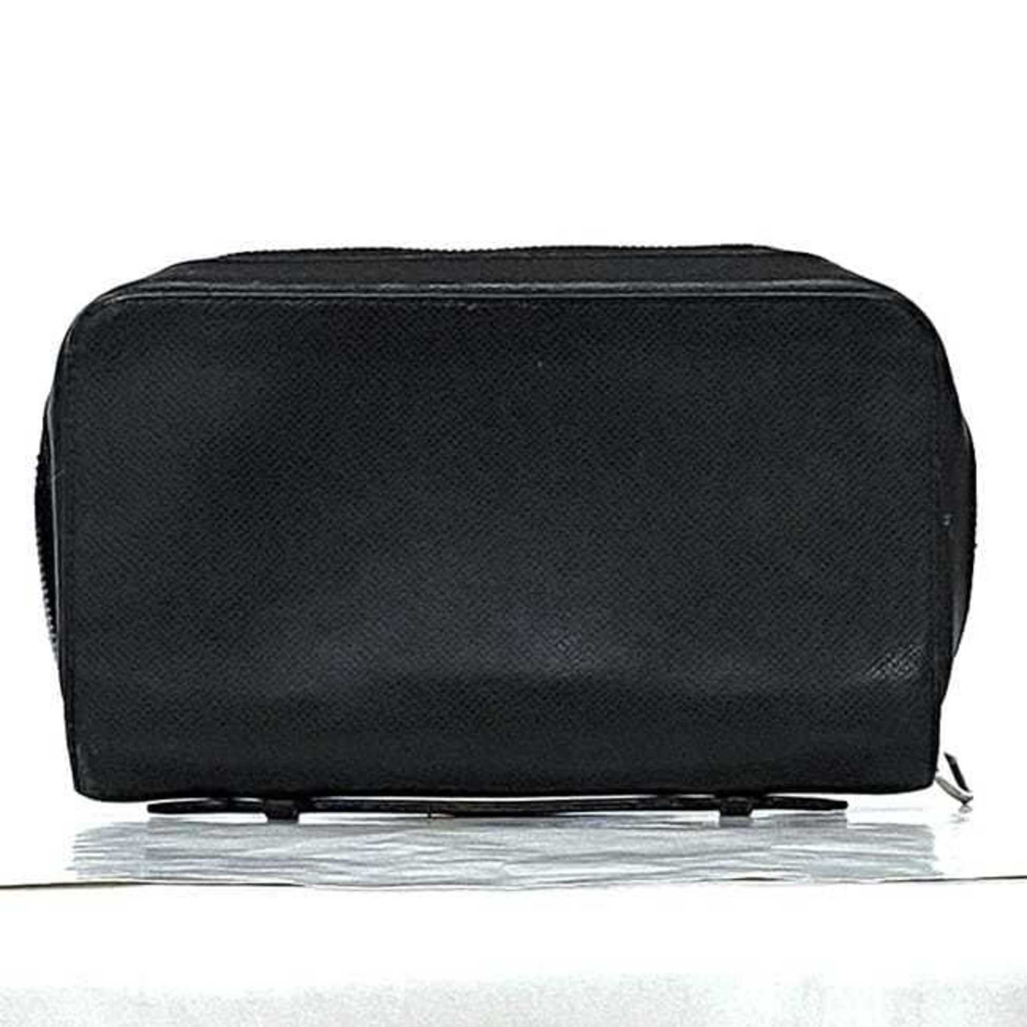 Louis Vuitton Ardoise Black Taiga Leather Long Wallet