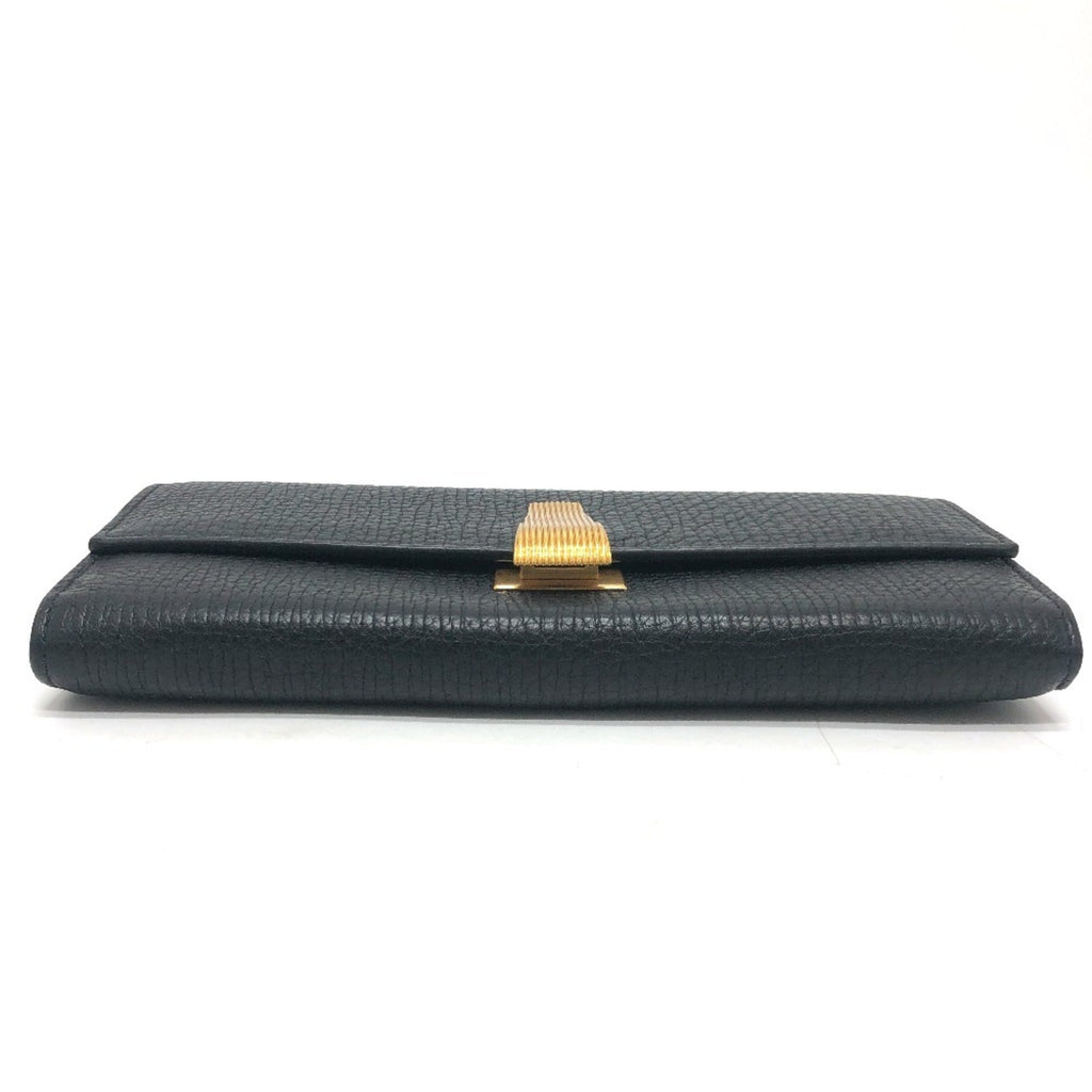 Bottega Veneta Black Leather Long Wallet (Bi-Fold)