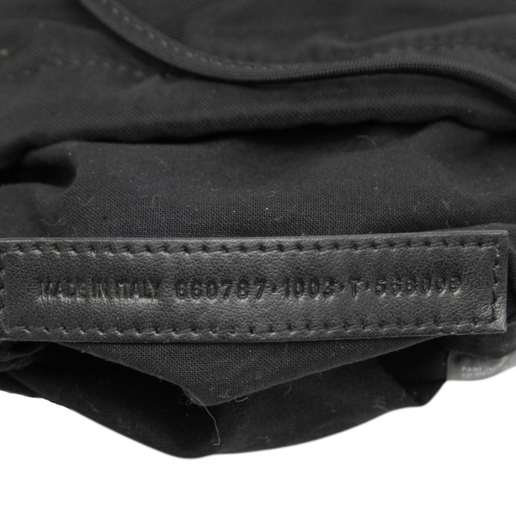 Balenciaga Black Leather Handbag Shoulder