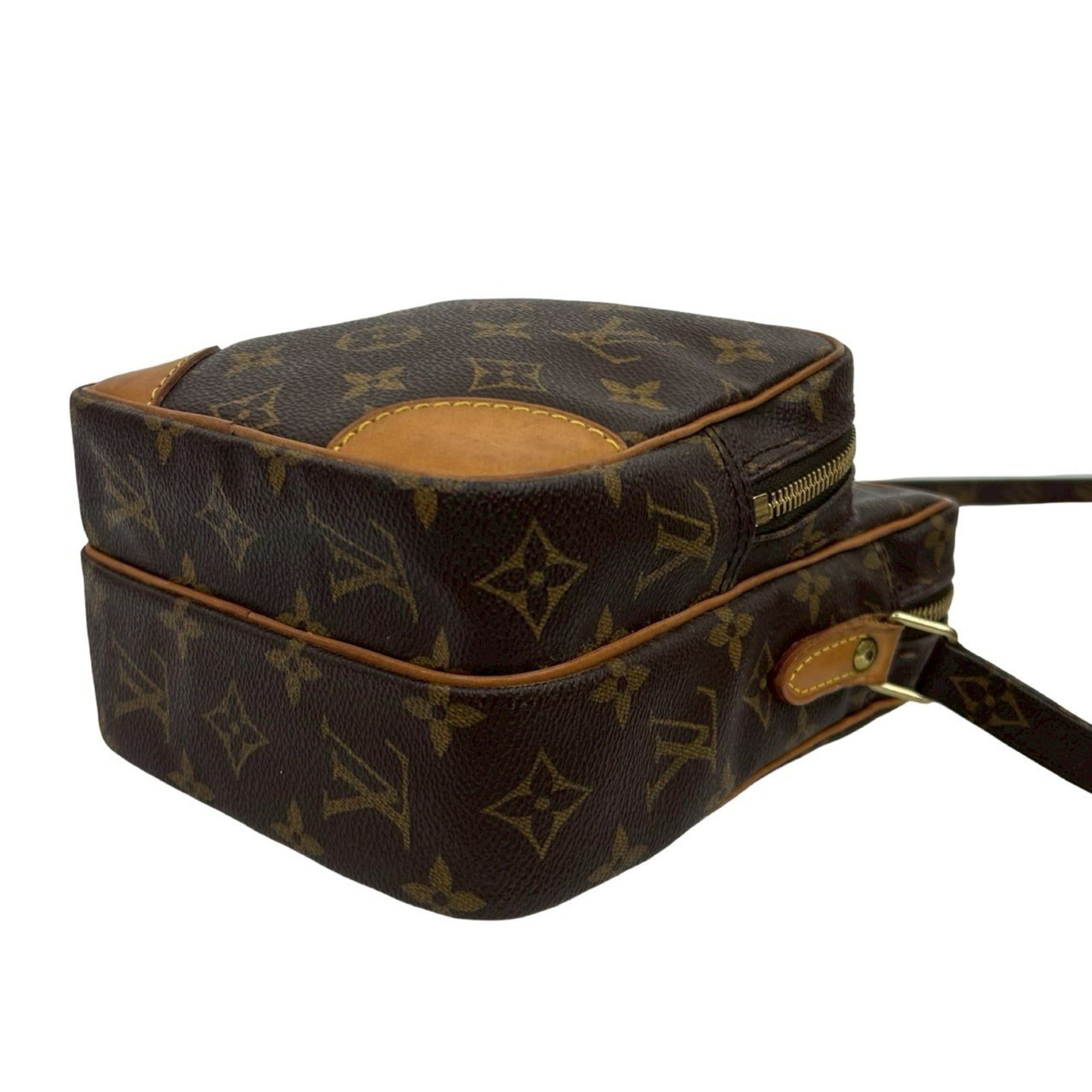 Louis Vuitton Brown Leather Pvc Pochette Shoulder Bag