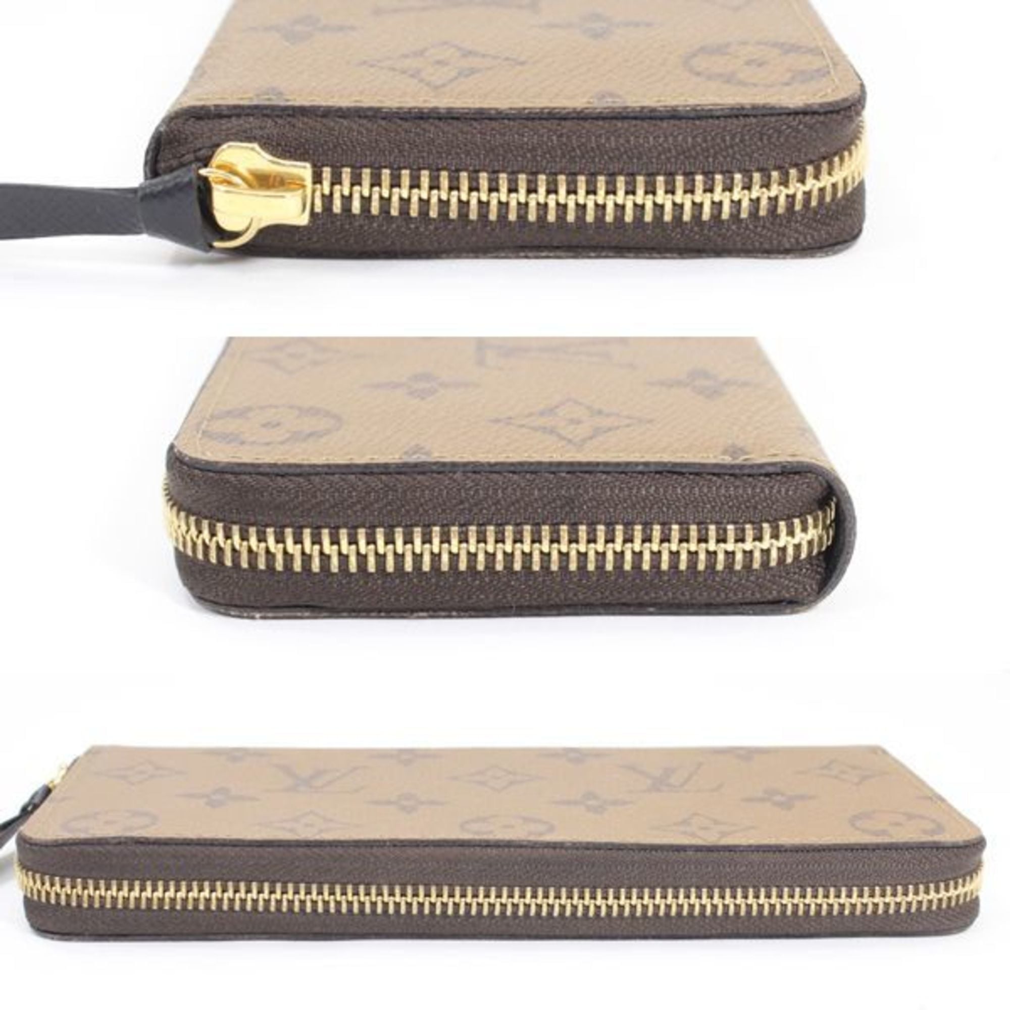 Louis Vuitton Monogram Reverse Light Brown Monogram Reverse Long Wallet