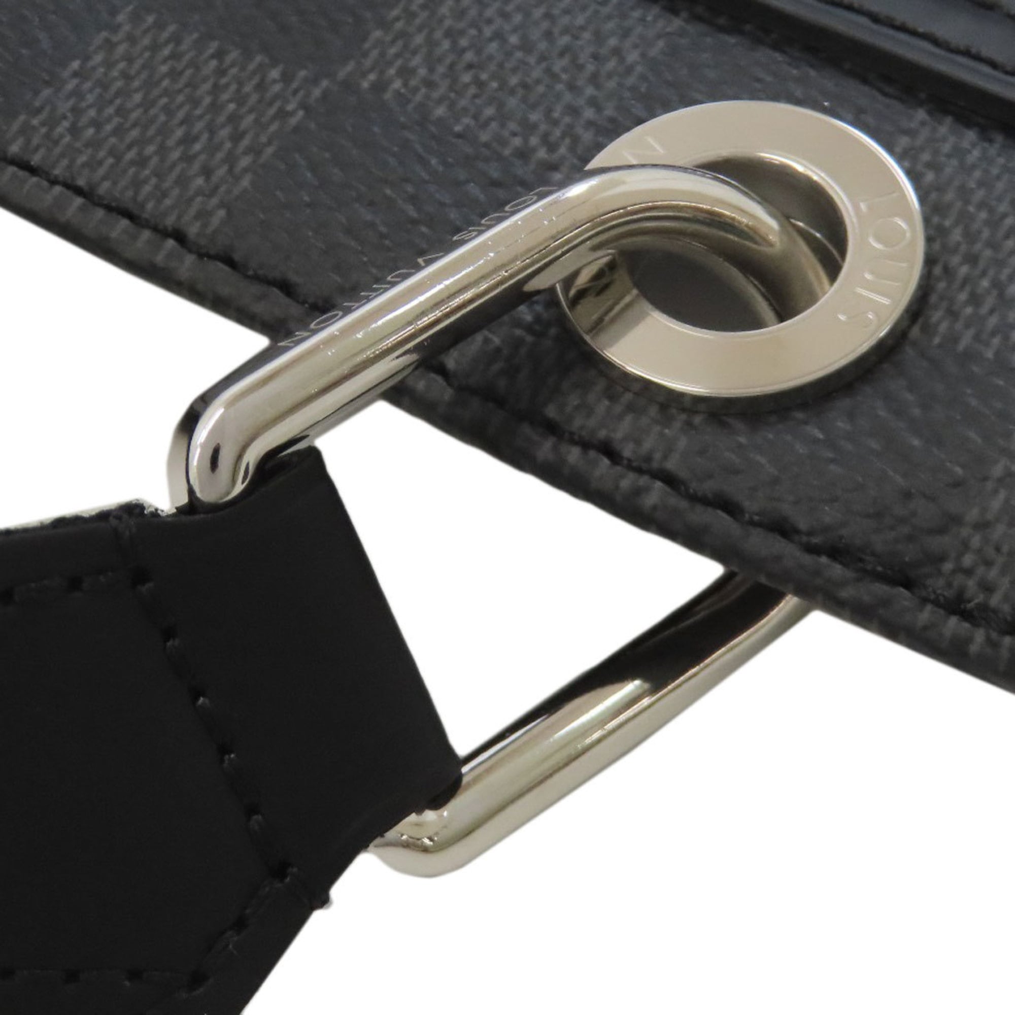 Louis Vuitton Black Damier Canvas Shoulder Bag