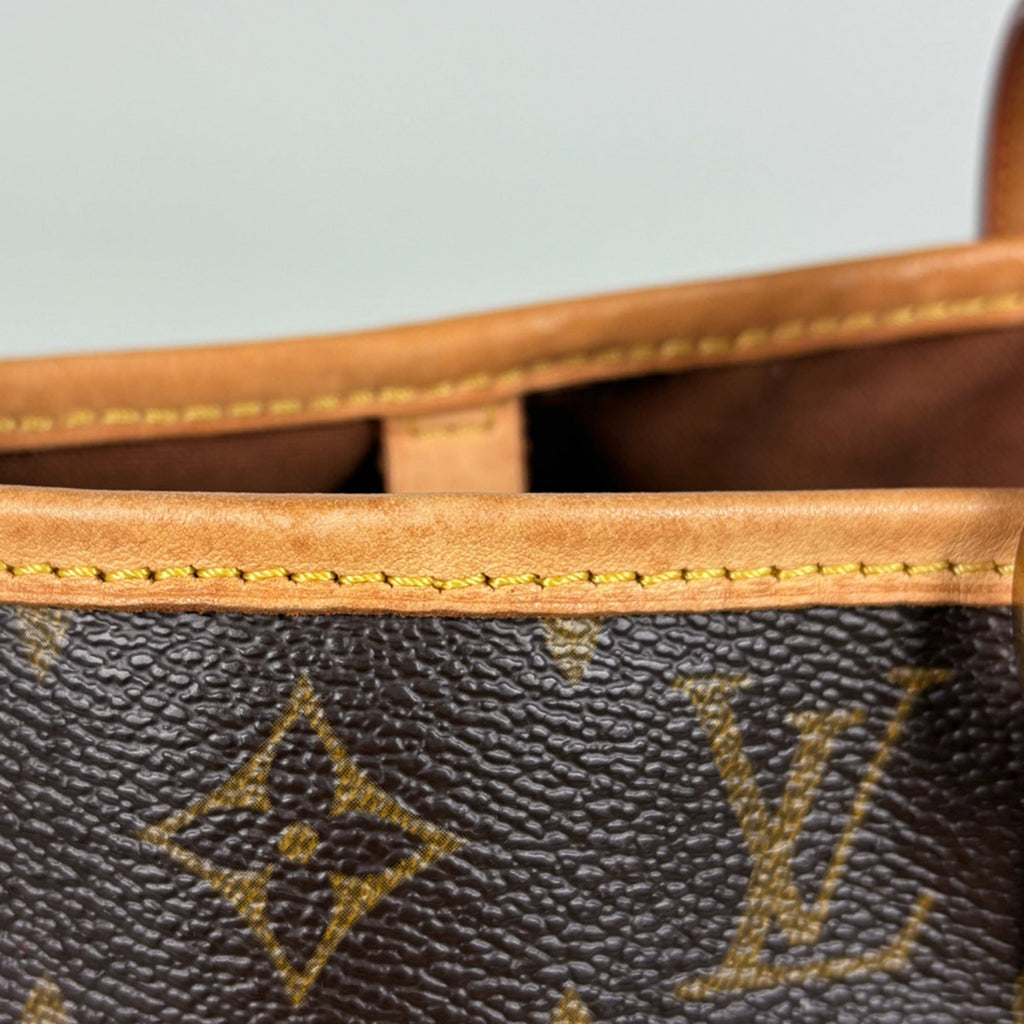 Louis Vuitton Brown Monogram Shoulder Bag Tote Bag