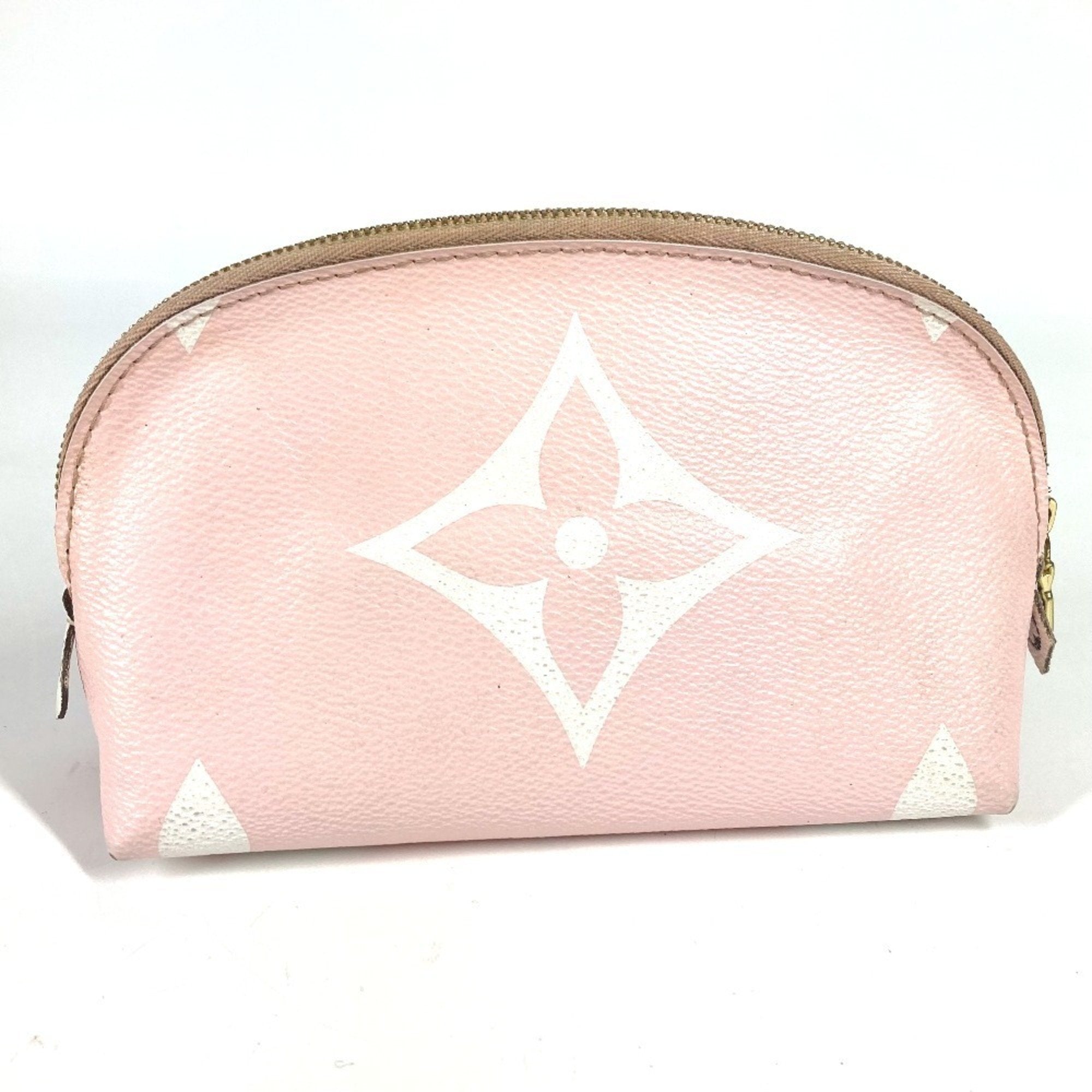 Louis Vuitton Pink Red Color Monogram Pouch