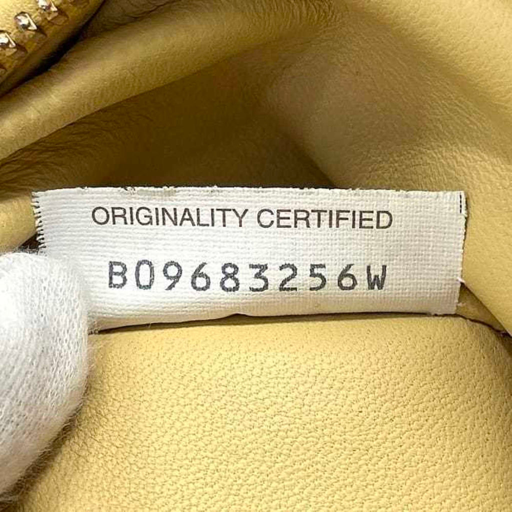 Bottega Veneta Beige Yellow Fur Handbag
