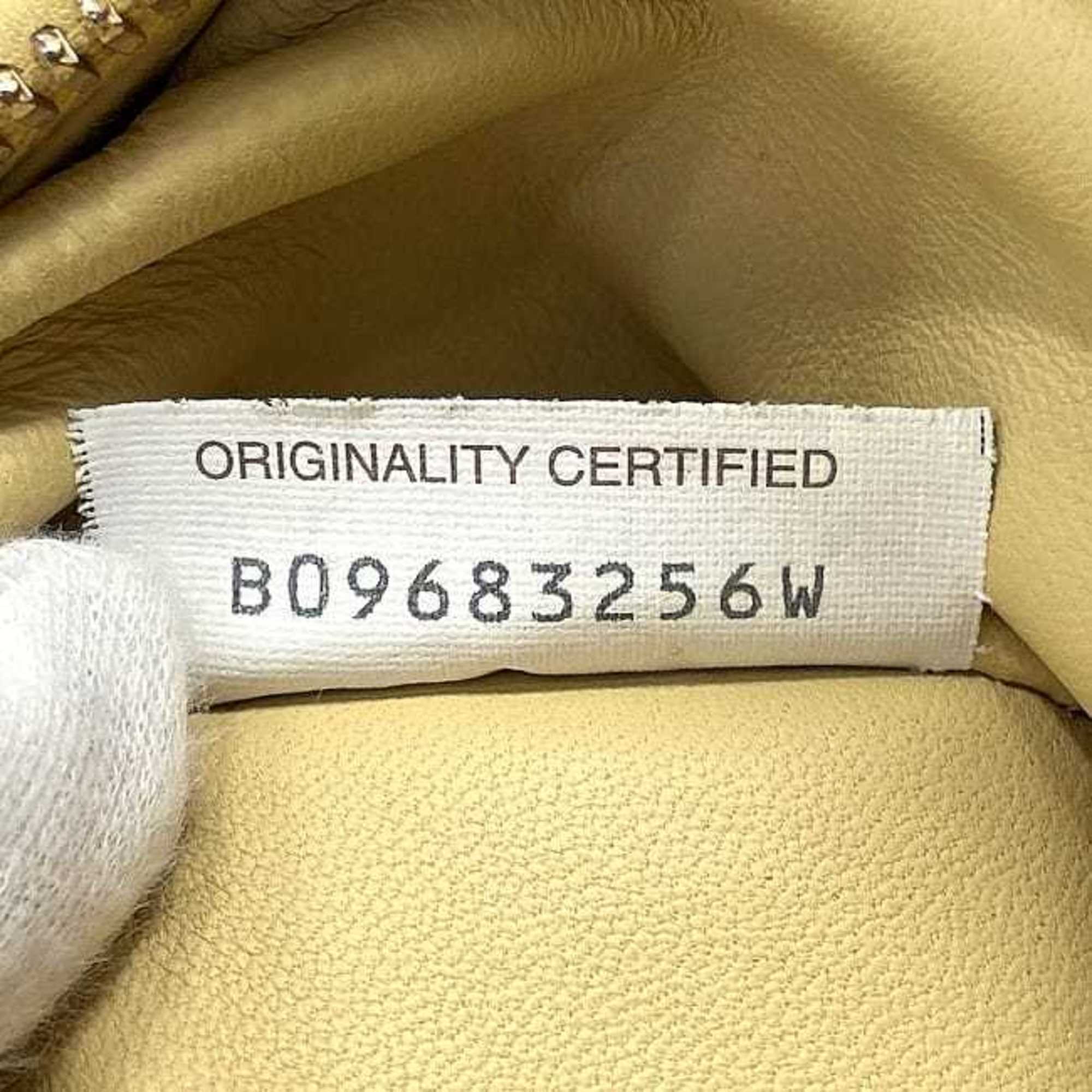 Bottega Veneta Beige Yellow Fur Handbag