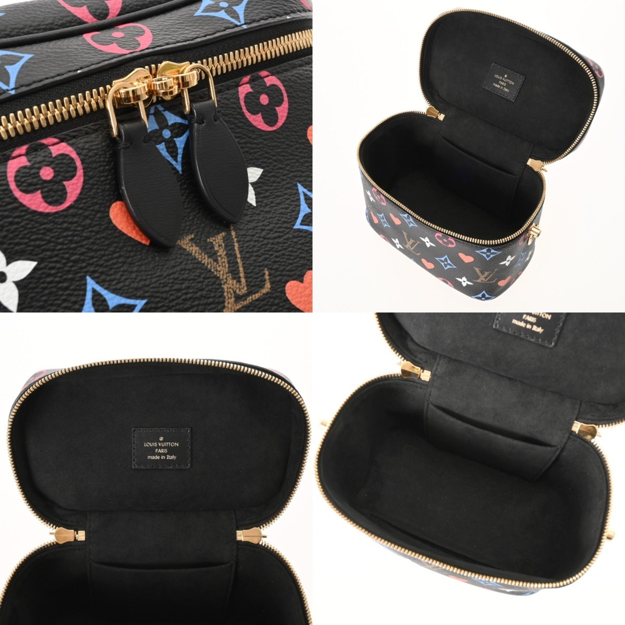 Louis Vuitton Noir Monogram Vanity Bag