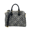 Louis Vuitton Black Jacquard Boston Bag