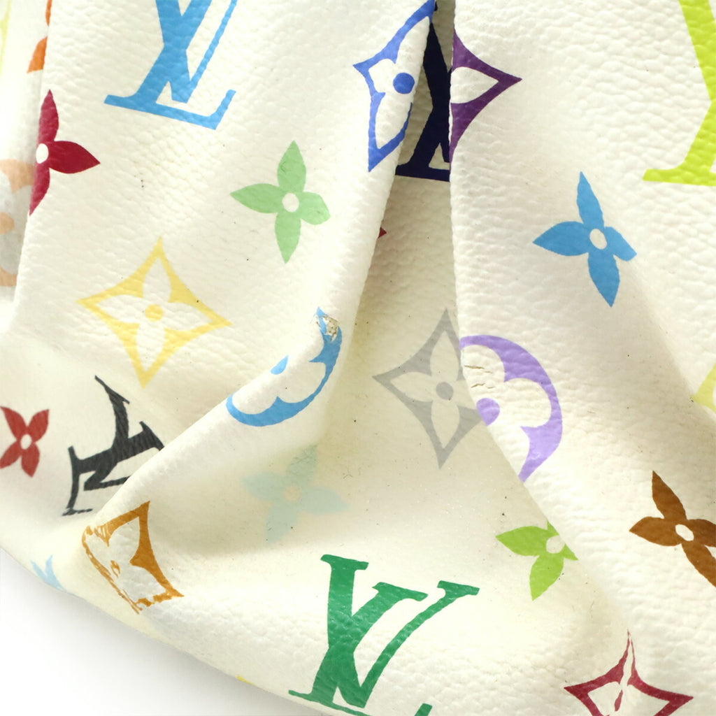 Louis Vuitton White Canvas Handbag Shoulder Bag