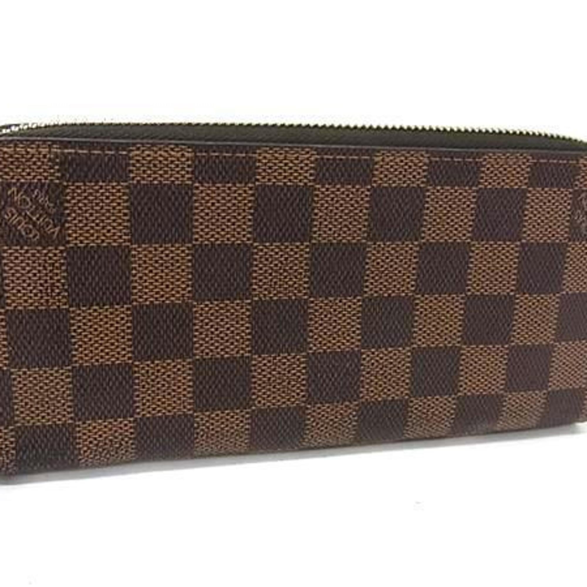 Louis Vuitton Damier Brown Ebene Long Wallet