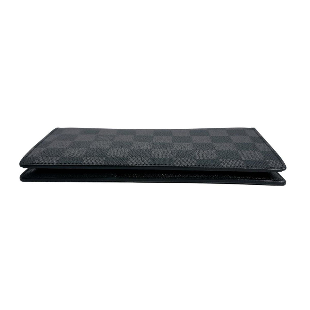Louis Vuitton Damier Graphite Black Gray Damier Graphite Long Wallet