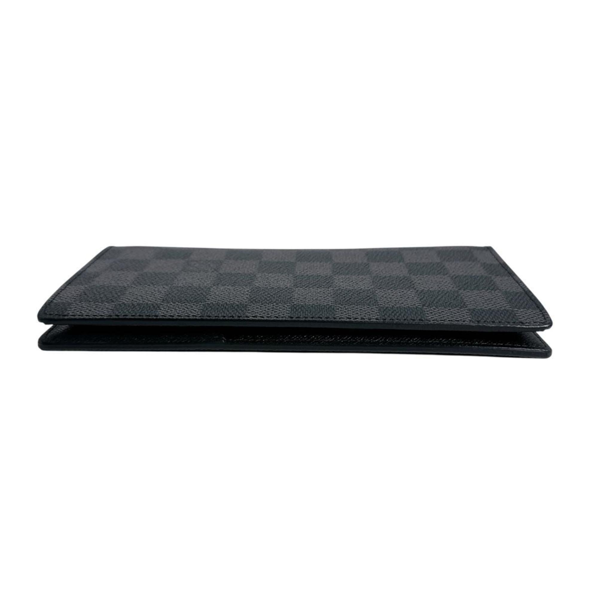 Louis Vuitton Damier Graphite Black Gray Damier Graphite Long Wallet