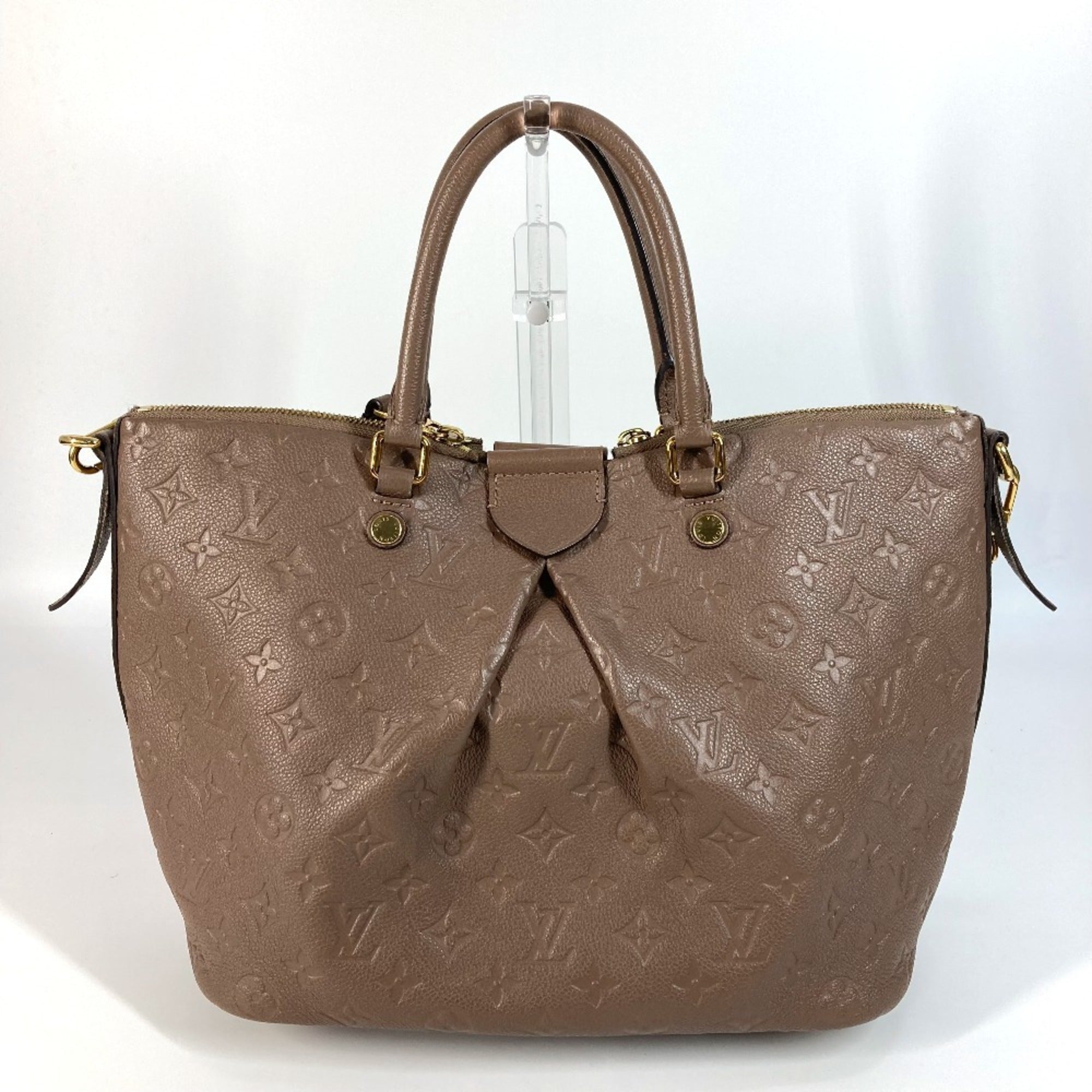 Louis Vuitton Monogram Empreinte Beige Monogram Empreinte Handbag Shoulder Bag