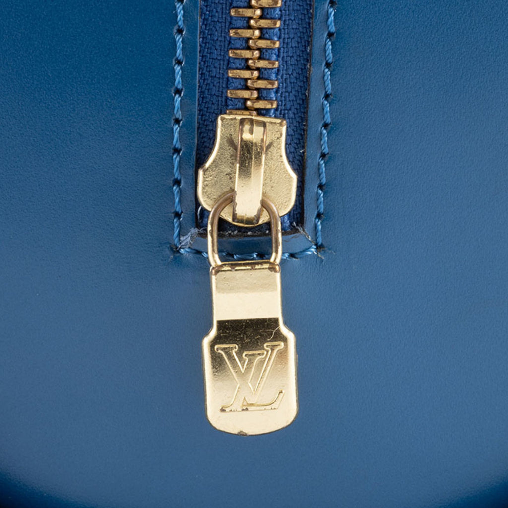 Louis Vuitton Epi Toledo Blue Epi Leather Handbag