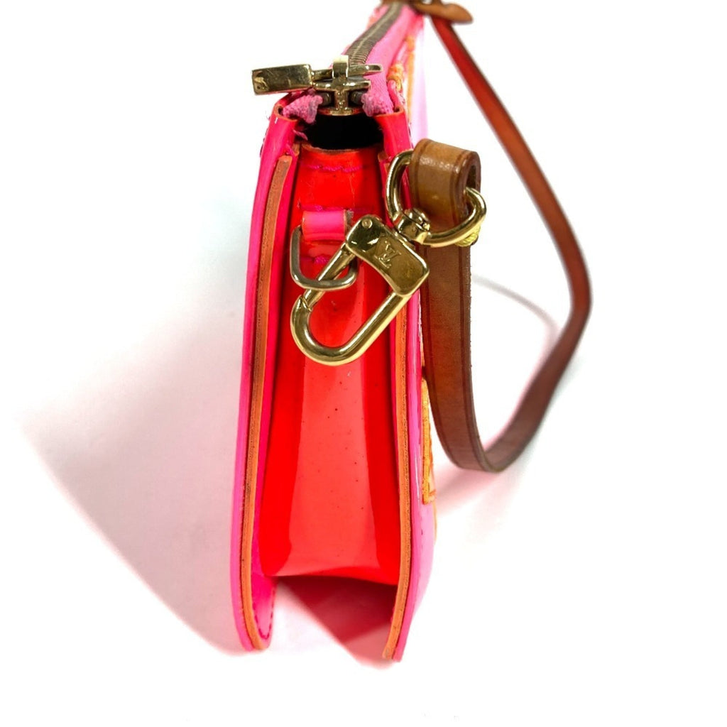 Louis Vuitton Pink Monogram Vernis Handbag Pouch Shoulder Bag