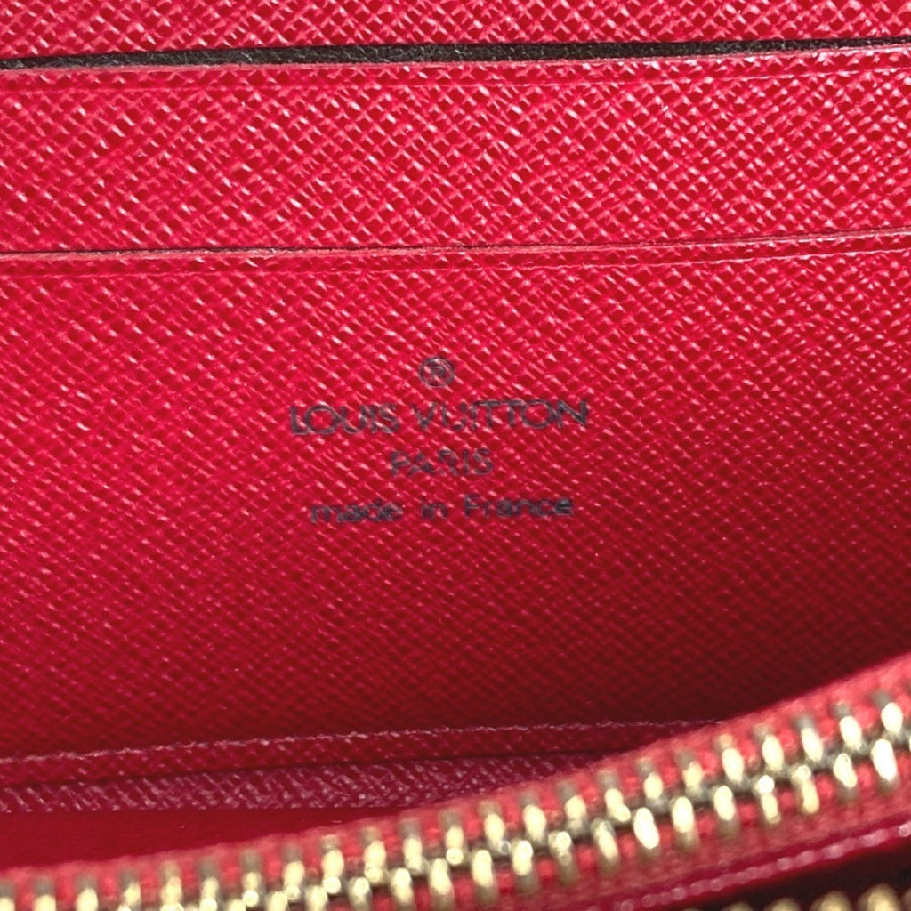 Louis Vuitton Brown Monogram Cherry Red Color Monogram Long Wallet