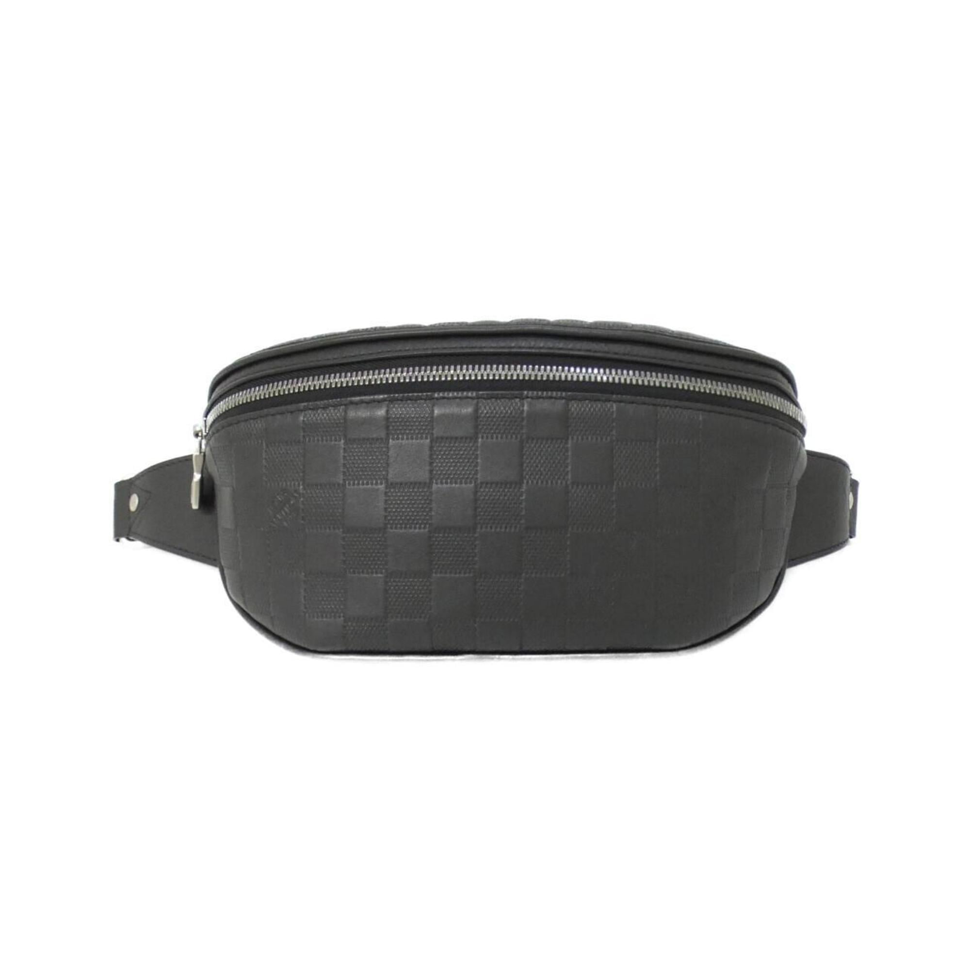 Louis Vuitton Infini Onyx Leather Fanny Pack Shoulder Bag Sling Bag
