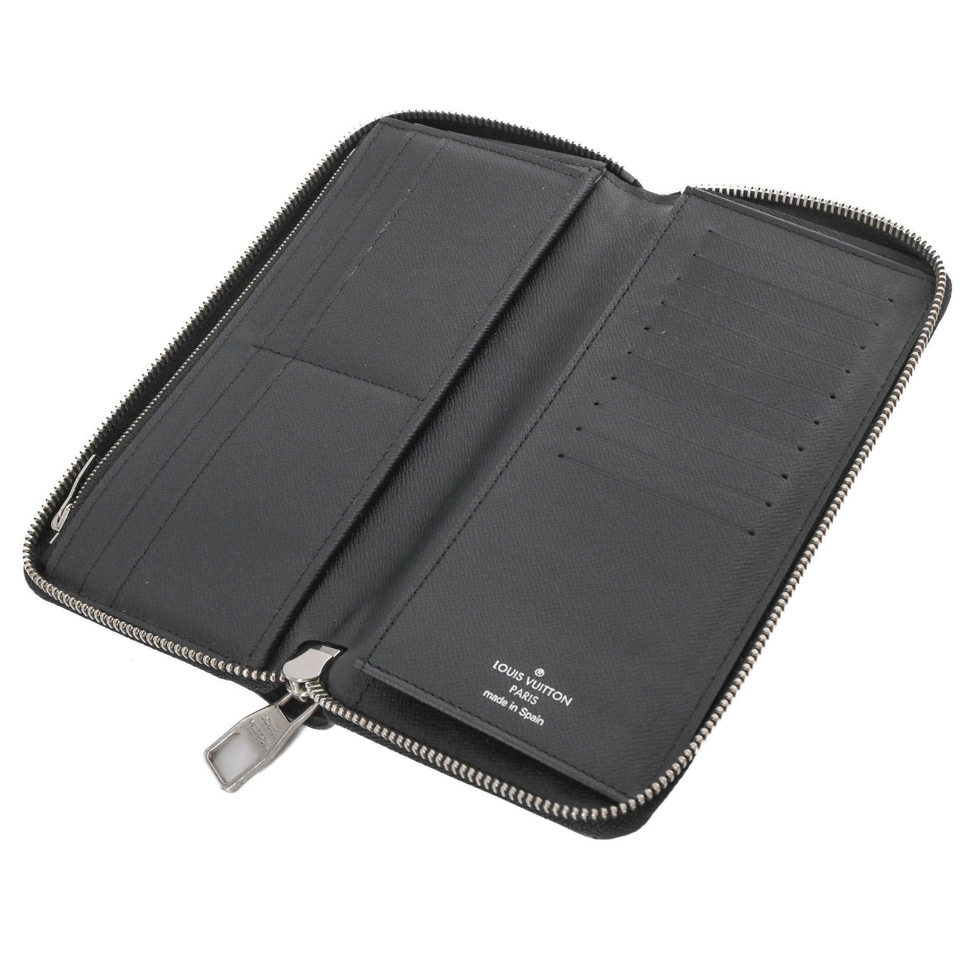 Louis Vuitton Epi Noir Epi Leather Long Wallet