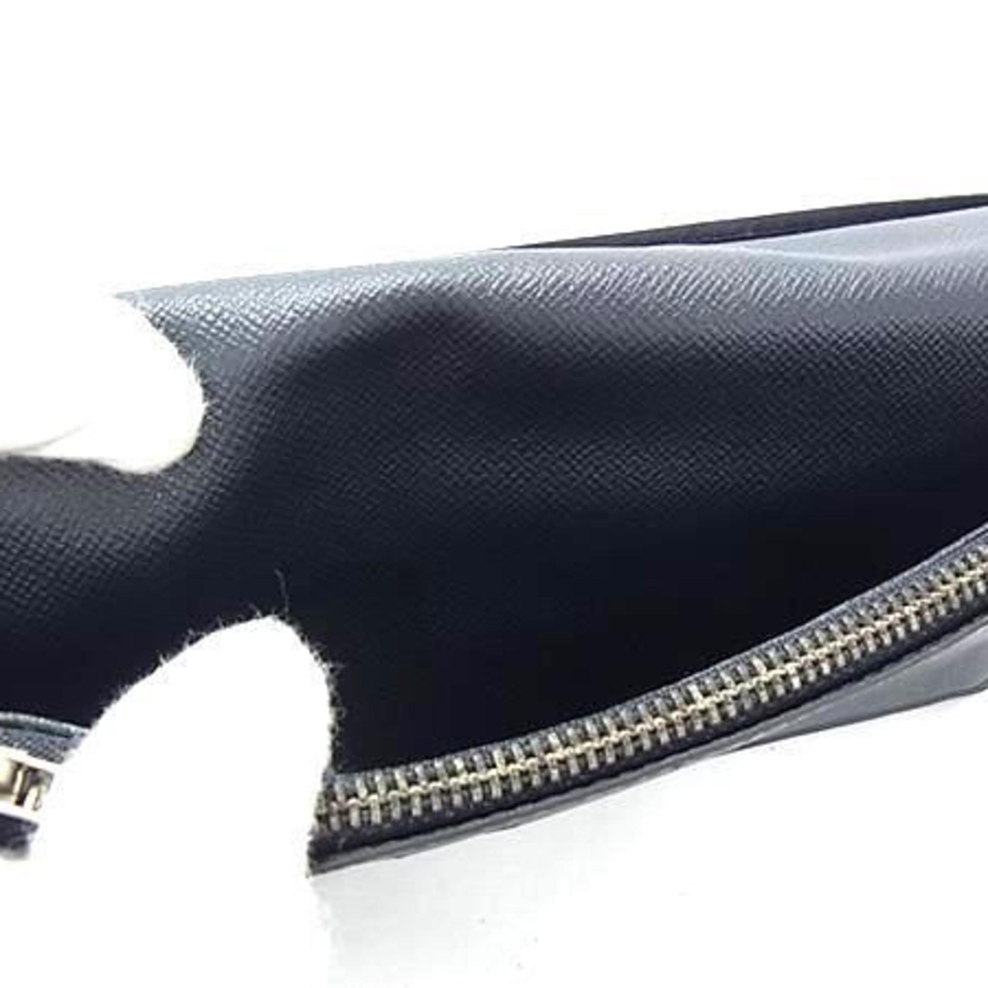 Louis Vuitton Ardoise Black Taiga Leather Long Wallet