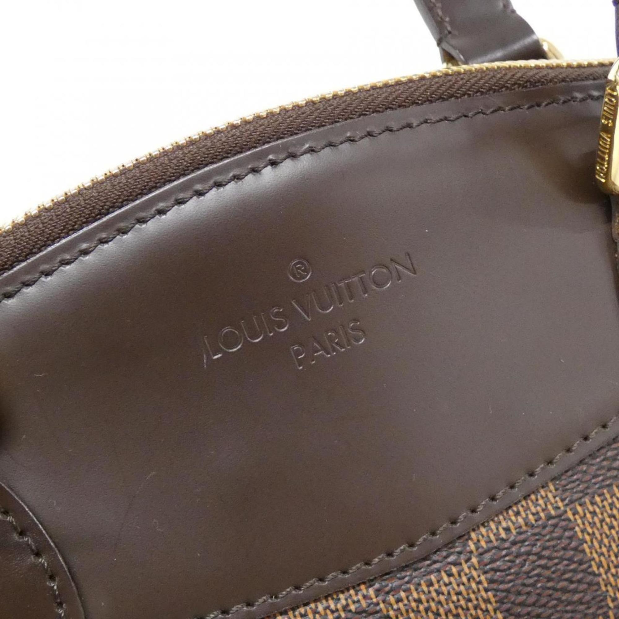 Louis Vuitton Brown Coated Canvas Handbag