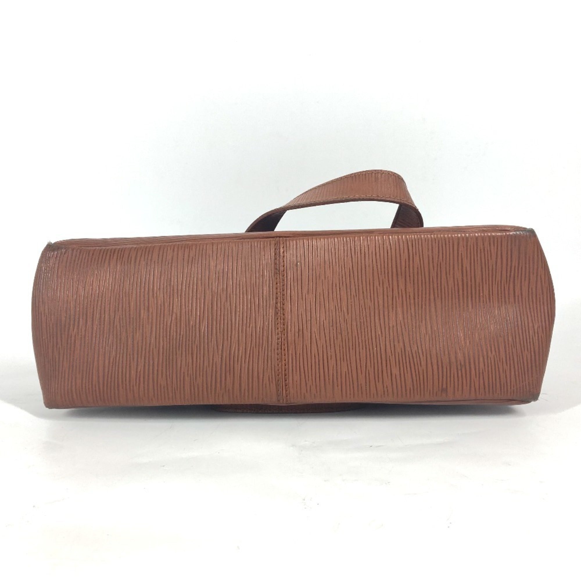 Fendi Brown Leather Handbag Shoulder Bag Tote Bag