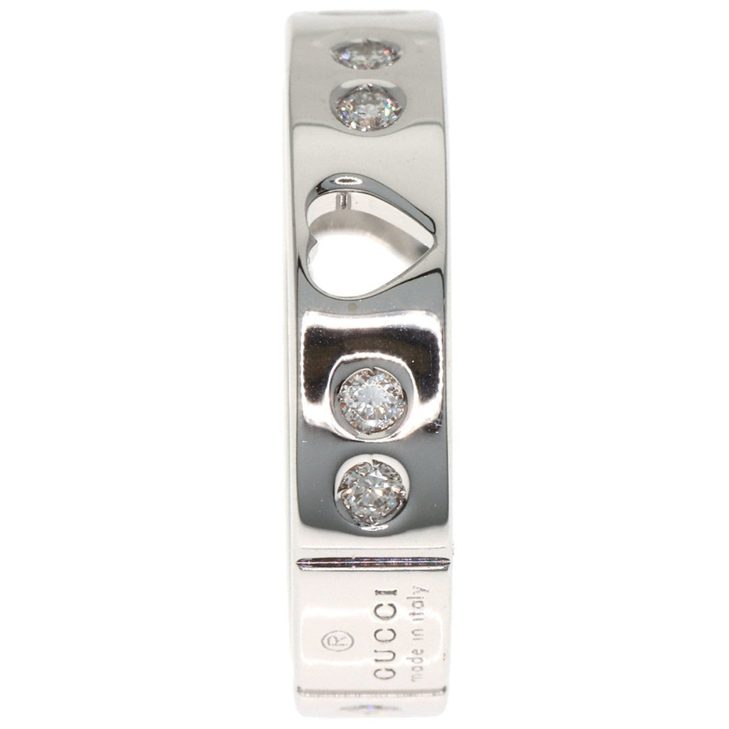 Gucci Icon White Gold (18K) Band Ring (Pre-Owned)