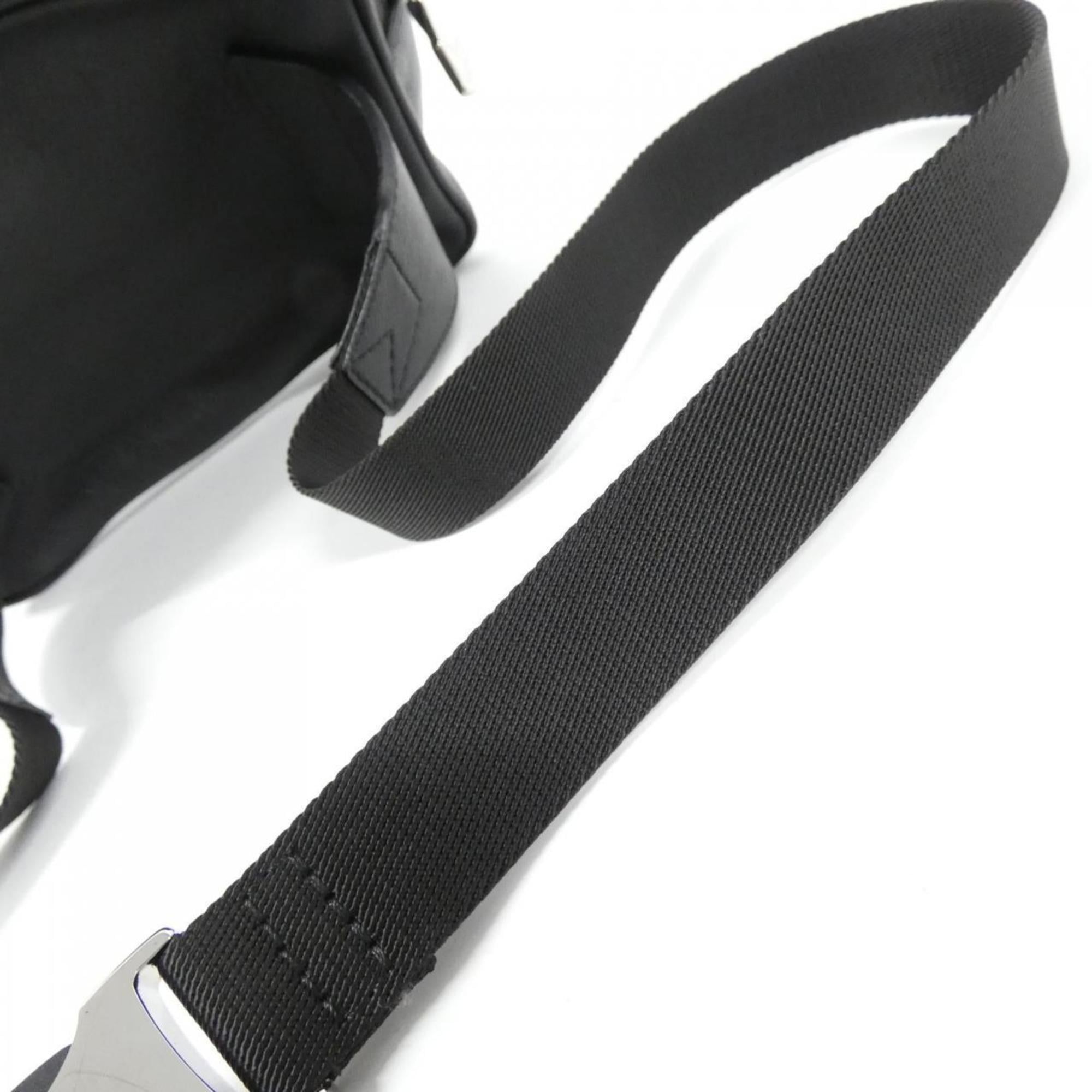 Louis Vuitton Black Leather Shoulder Bag