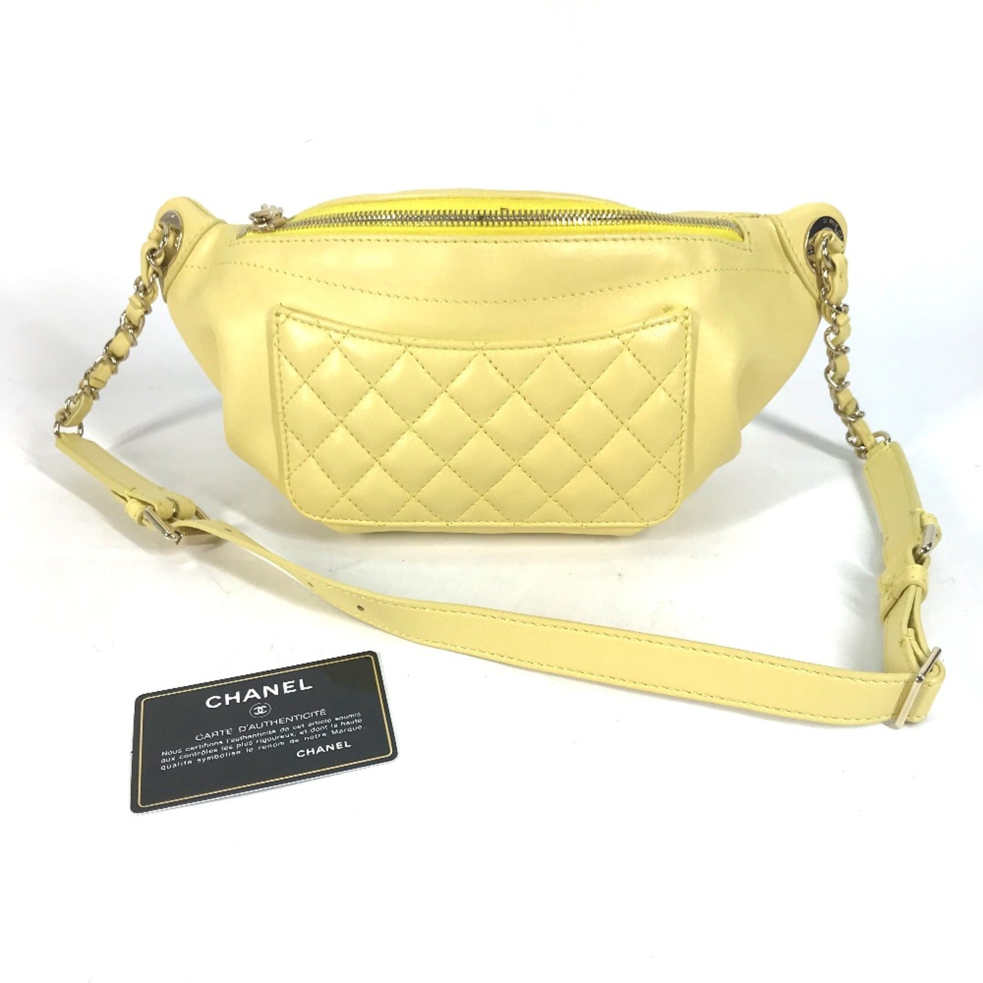 Chanel Yellow Leather Other