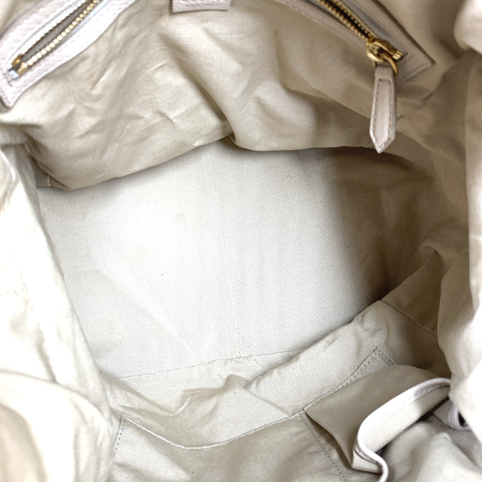 Celine Beige Leather Handbag