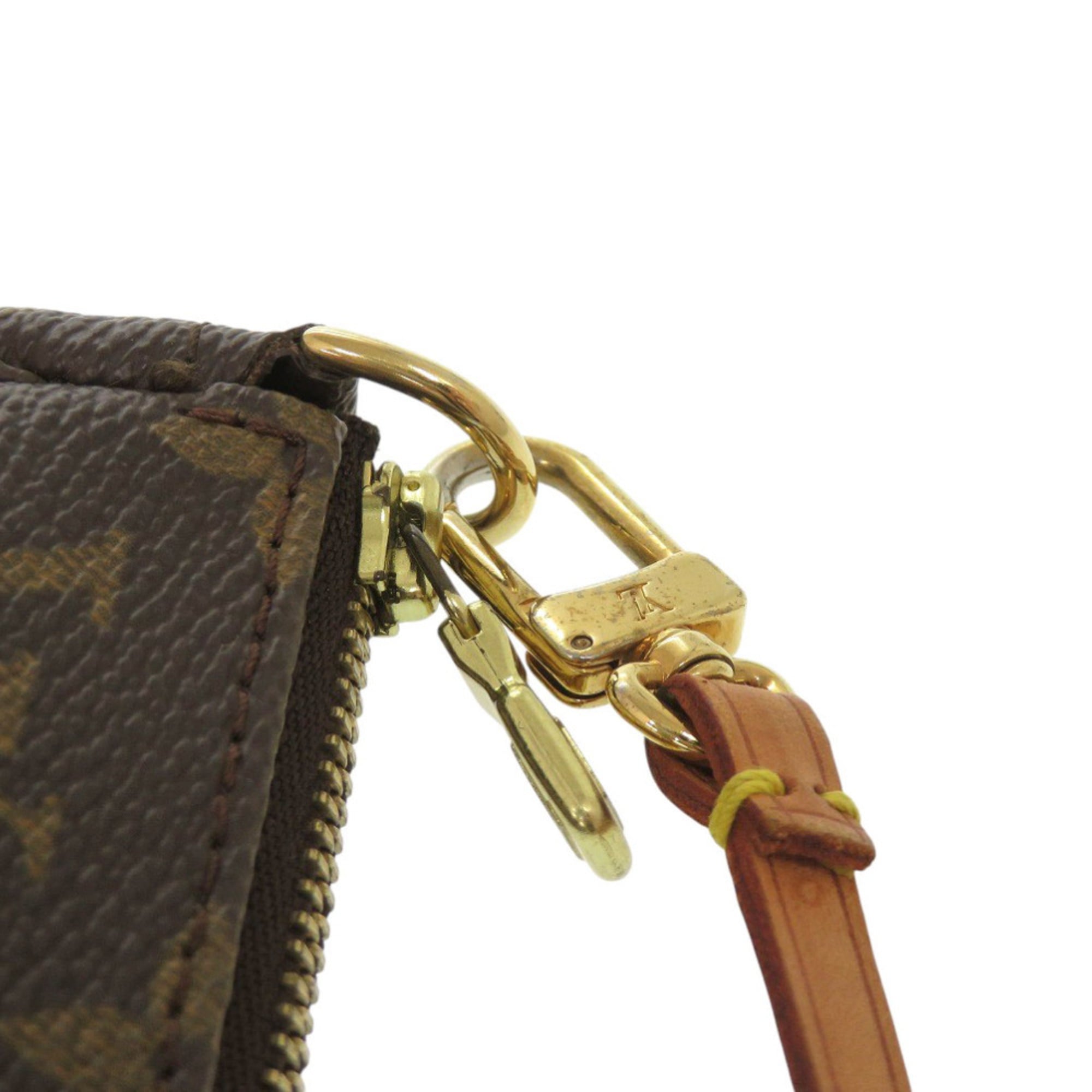 Louis Vuitton Brown Monogram Pochette Pouch