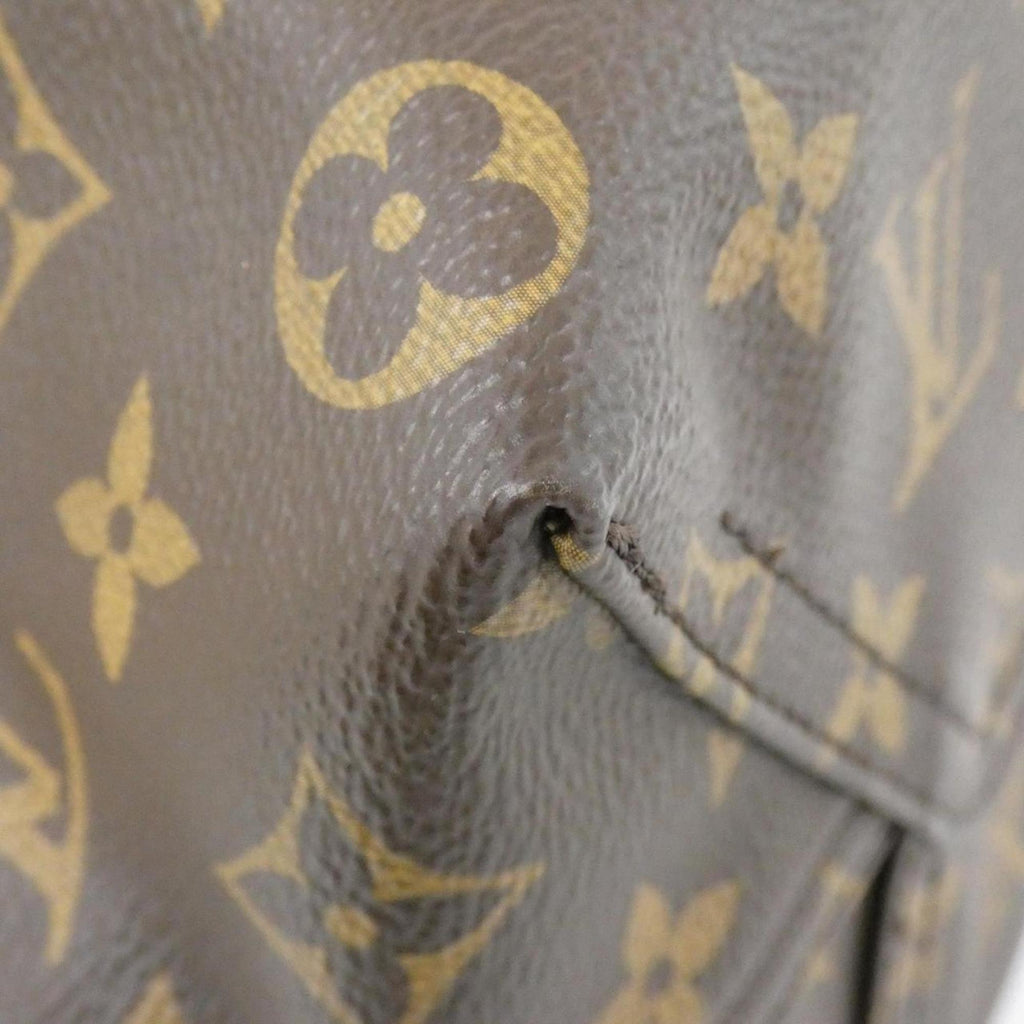 Louis Vuitton Brown Coated Canvas Handbag
