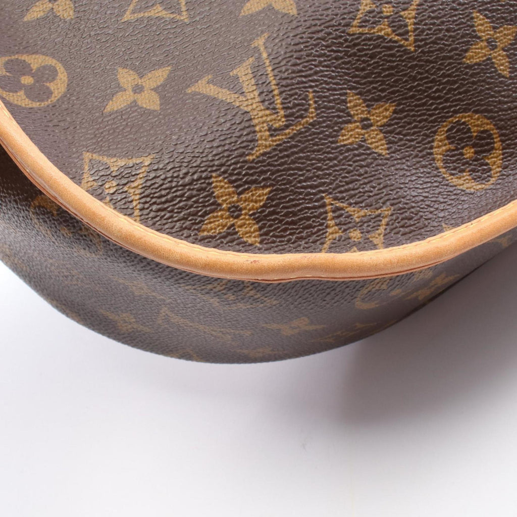 Louis Vuitton Brown Monogram Coated Canvas Leather Handbag Shoulder Bag