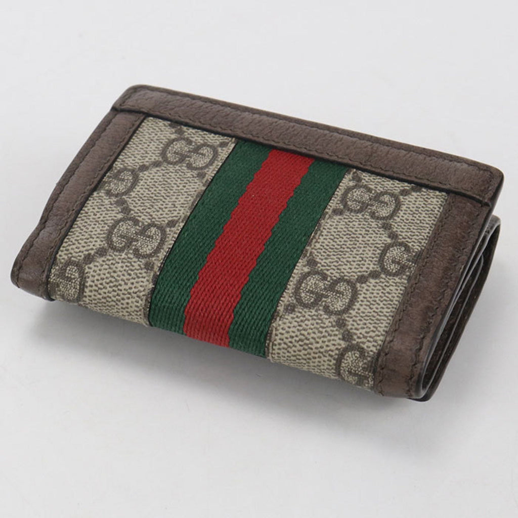 Gucci Gg Supreme Beige Gg Supreme Wallet (Tri-Fold) (Pre-Owned)