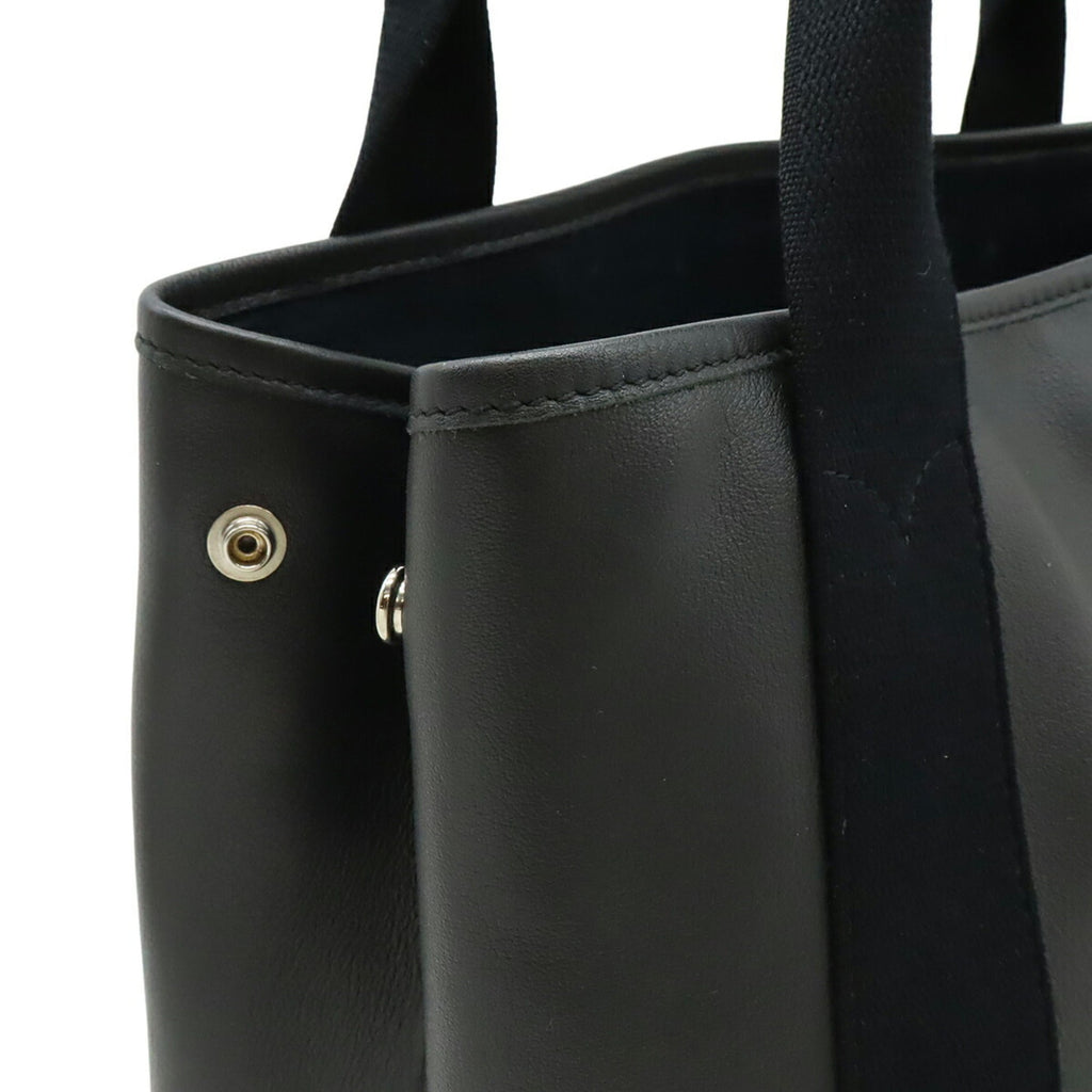 Balenciaga Black Leather Handbag Pouch Tote