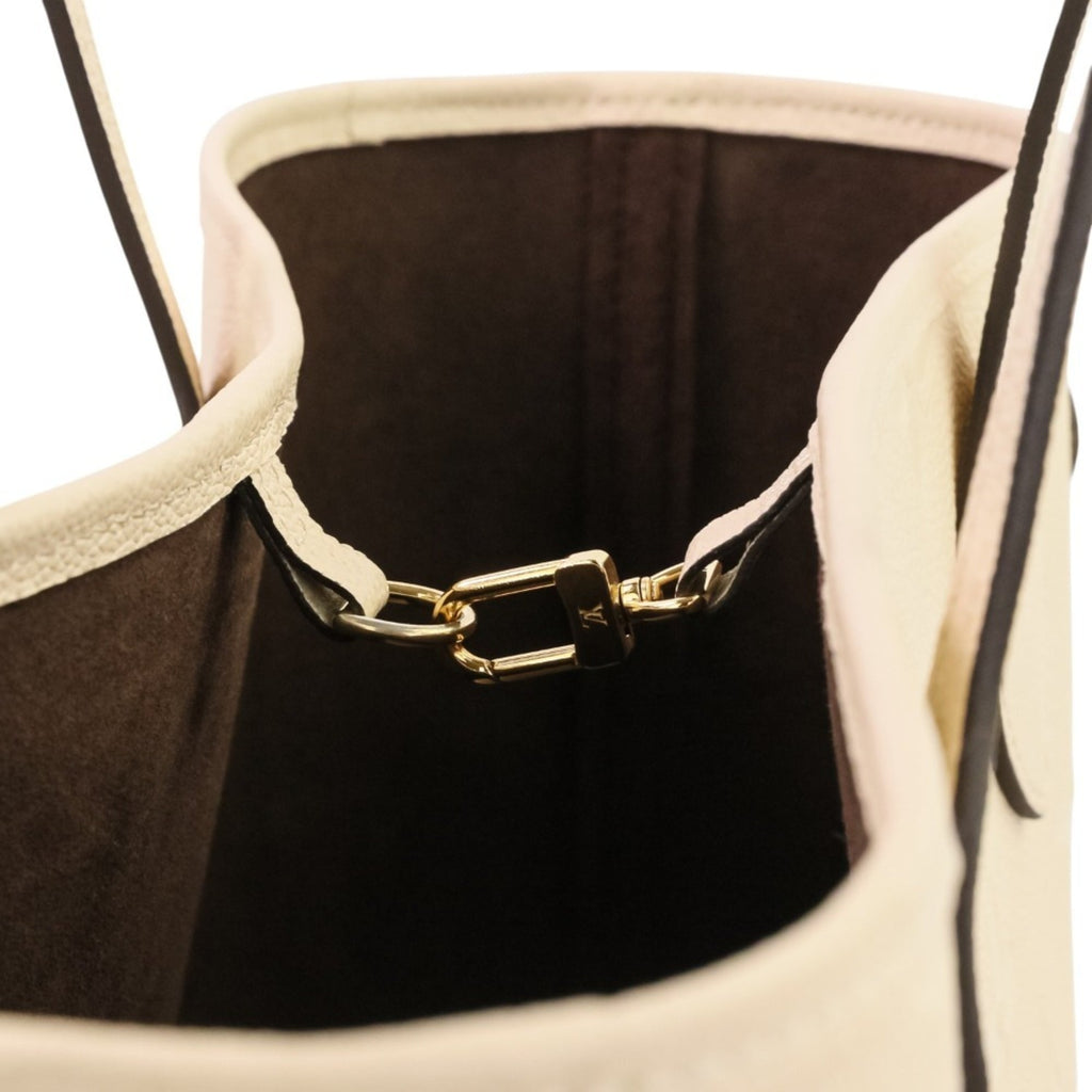 Louis Vuitton Cream Monogram Empreinte Tote Bag