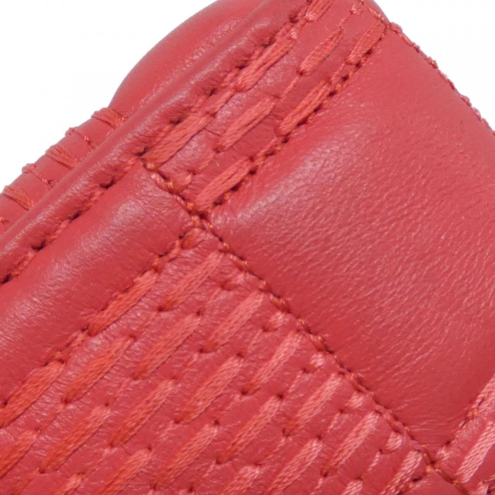 Louis Vuitton Rose Leather Pochette Shoulder Bag