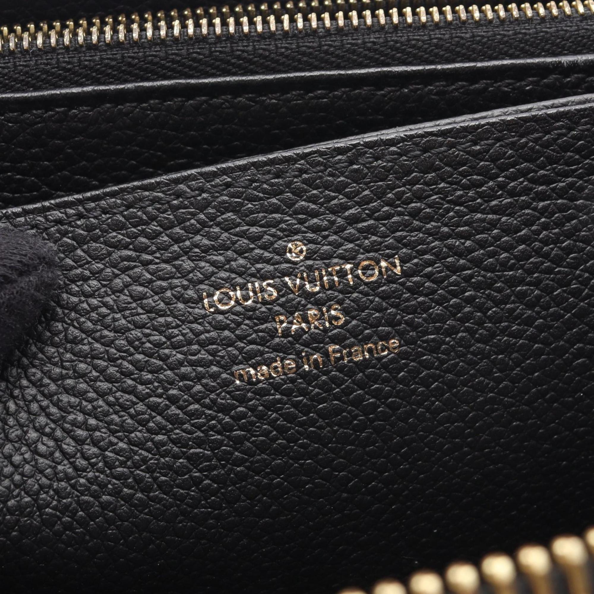 Louis Vuitton Black Ivory Noir Monogram Empreinte Long Wallet