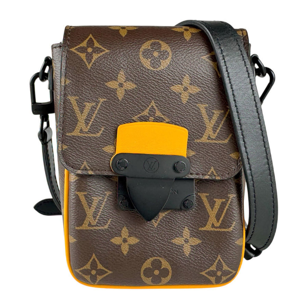 Louis Vuitton Black Brown Monogram Monogram Shoulder Bag
