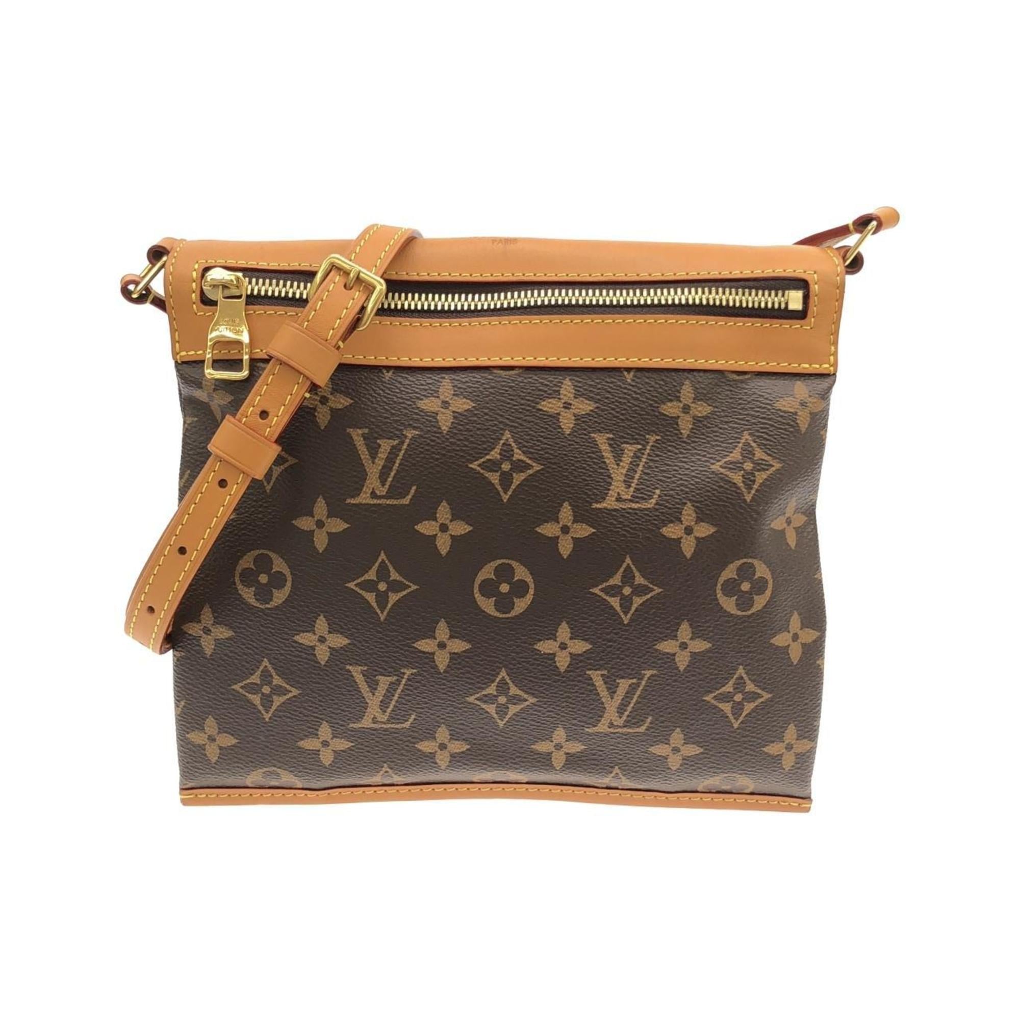 Louis Vuitton Marron Coated Canvas Shoulder Bag